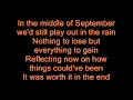 Chris Daughtry - September [ with lyrics ] 