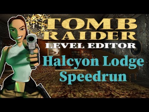Tomb Raider (1996) Custom Level Speedrun - Halcyon Lodge [1:14]