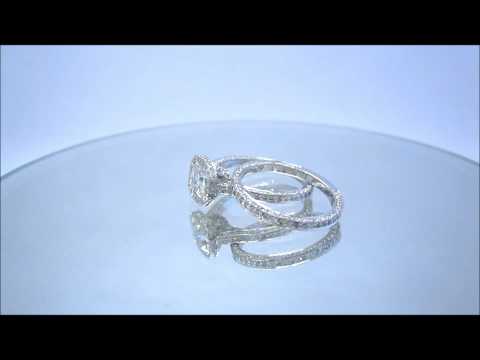 ASSCHER CUT DIAMOND BEZEL ENGAGEMENT RING & BAND 2.45CT - KNR INC - 75