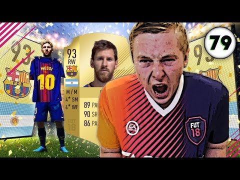 OMFG I PACKED LIONEL MESSI ON FIFA 18!!! MESSI IN A PACK!!! ROAD TO GLORY #79 FIFA 18