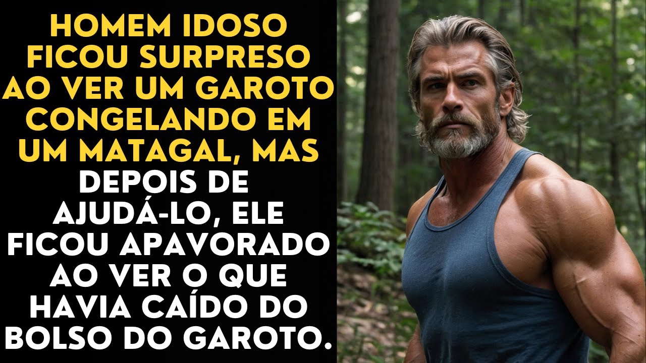 Homem idoso ficou surpreso ao ver um garoto congelando em um matagal, mas depois de ajudá-lo...