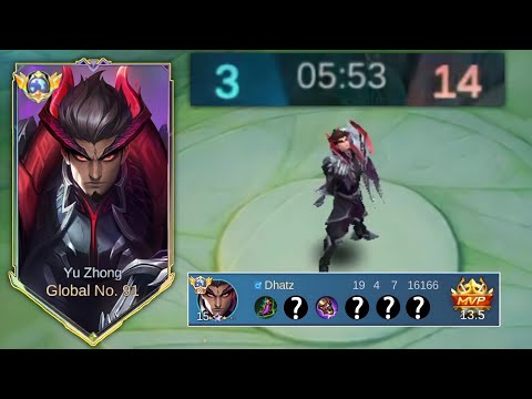 19 KILLS COMEBACK! USING THIS TANK SUSTAIN BUILD! | YU ZHONG BEST BUILD 2025