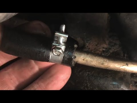 “repairing” a LEAKING power steering low pressure line (honda pilot)