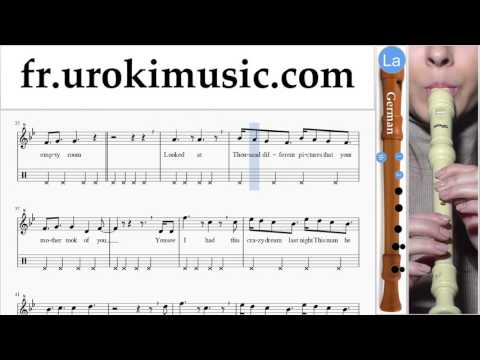 Cours de Flute à bec (G.) OneRepublic - Future Looks Good Partie#2 um-829