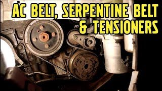 Volvo V50, AC Belt, Serpentine Belt, and Tensioner Replacement
