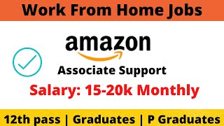 Permanent Work From Home Jobs Freshers | 12th / Graduates | Free Laptop and wifi