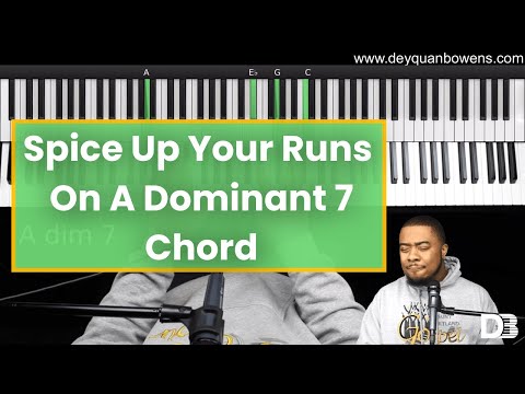 Advanced Jazz Run Over Dominant 7 | Double Harmonic Minor Scale