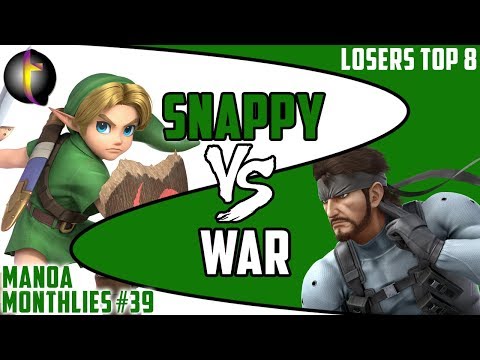 MM39 Singles: SSBU - LT8 - Snappy vs WAR