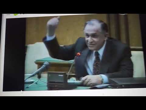 Ion Iliescu și comisia senatoriala