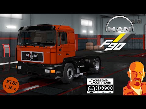 MAN F90 ReWorked ETS2 1.36 DX11