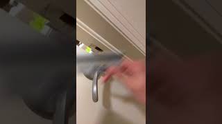 How to open a locked bathroom door