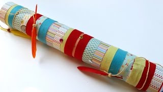 Easy craft: How to make a rain stick