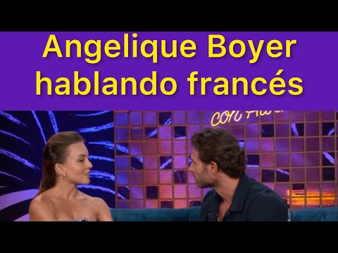 Angelique Boyer hablando francés