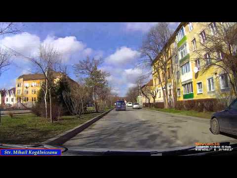 Driving in Timişoara: Zona Lunei - Str. Demetriade. Timelapse 2x