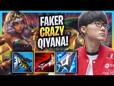 FAKER CRAZY GAME WITH QIYANA! - T1 Faker Plays Qiyana MID vs Neeko! | Season 2023
