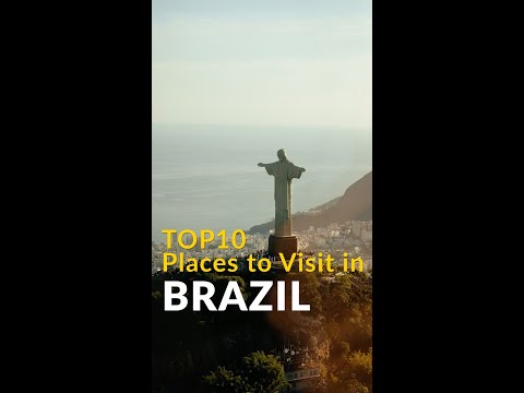 Top 10 Places to Visit in Brazil | Best Travel Destinations #shorts