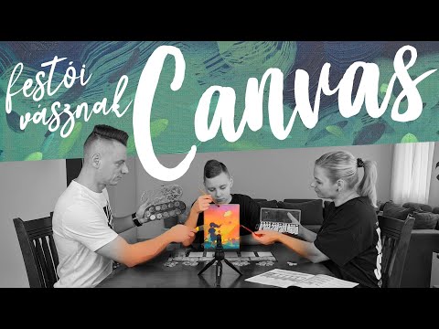 Canvas: Festői vásznak társasjáték  - Nézz fel!