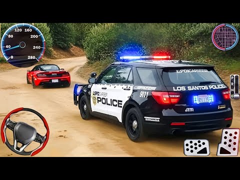 Police Car Chase Simulator 3D Game - Real Cop Cars Driving Simulator 2025 - Android GamePlay