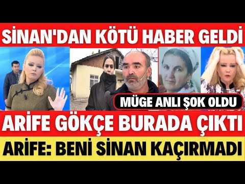 SİNAN'DAN KÖTÜ HABER GELDİ MÜGE ANLI ŞAŞTI KALDI İŞTE ARİFE GÖKÇE BULUNDU SEDA SAYAN ALİŞAN MİTHAT