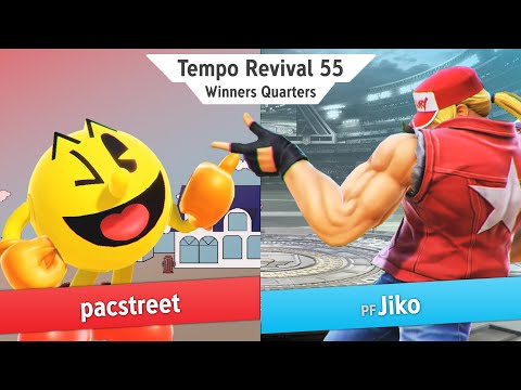 Tempo Revival 55 - pacstreet (Pac Man) Vs. PF | Jiko (Joker, Terry) - Winners Quarters - SSBU