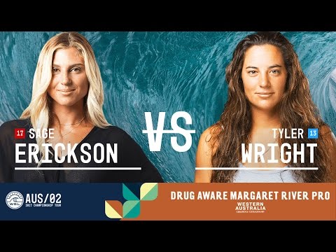 Sage Erickson vs. Tyler Wright - Semifinals, Heat 1 - Drug Aware Margaret River Pro 2017 (W)