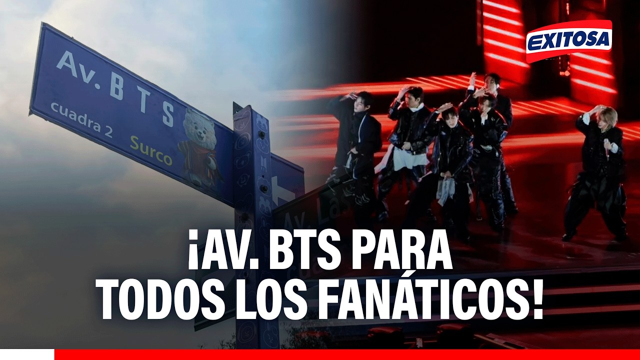 🔴🔵 ¡Av. BTS para todos los fanáticos!: Calle en Surco se suma a la fiebre ARMY