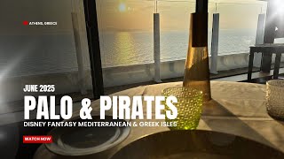 The Perfect Dinner & Pirate Show on Disney Fantasy 🌙 | Last Nights at Sea!