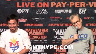 MANNY PACQUIAO AND FREDDIE ROACH AGREE THAT THE TIME IS RIGHT TO DEFEAT MAYWEATHER
