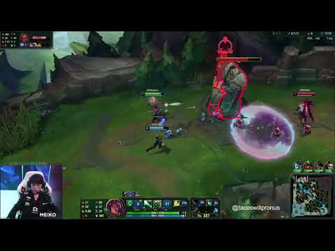 Meiko Karma POV vs COLD Lulu ~ EDG vs OMG ~ LPL Spring 2022 ~ Game 1