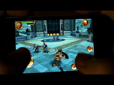 iPhone 4 Game test  HERO OF SPARTA 2 - full HD