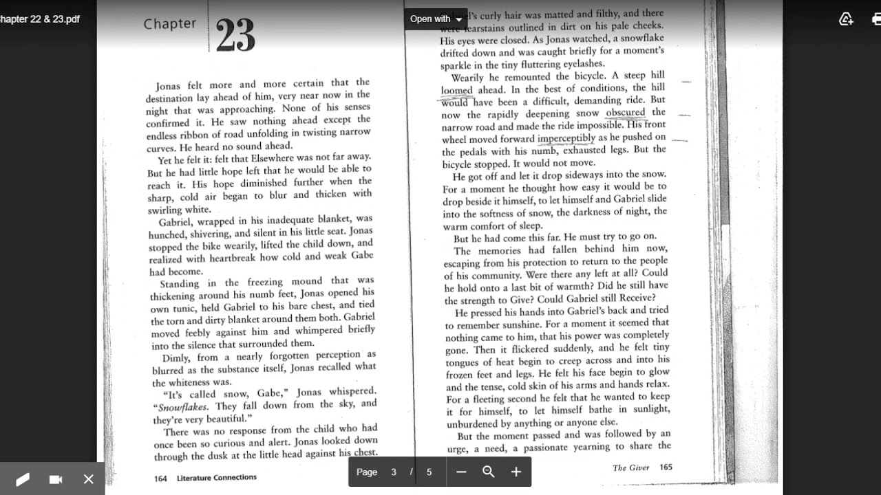 The Giver Chapter 22 & 23.pdf