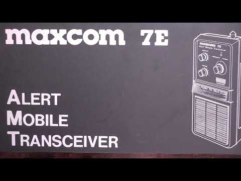 Maxcom 7E CB27/81 UK FM CB radio emergency set -  service for road trip to Lancashire