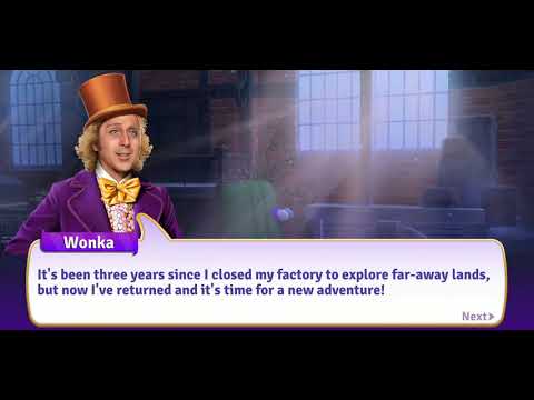 Willy Wonka's World of Candy - Intro, Level 1 and 2 Complete - No Hacks / No Boosters (Android/IOS)