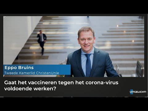 Uitgelicht! 8 januari 2021 - Eppo Bruins (ChristenUnie) over corona-vaccin en vaccinatiestrategie