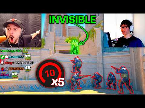 INVISIBLE NOCRIES vs. 5 FACEIT LEVEL 10s (1v5)