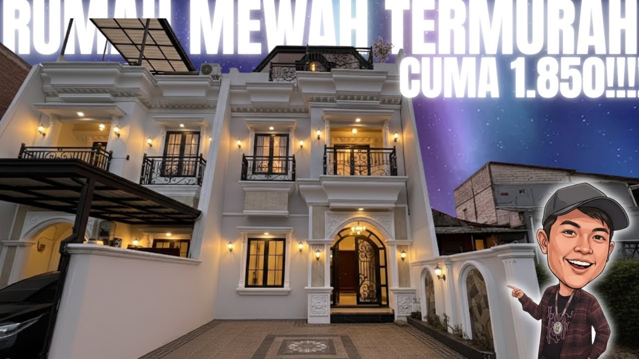Rumah Mewah 3 Lantai + Rooftop di Jagakarsa, Jakarta Selatan