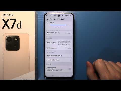 Honor X7D - How to Enable/Disable Touch Vibrations