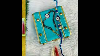 Beautiful rakhi design 2022 | bhaiya bhabhi rakhi design.#rakhi #shortvideo