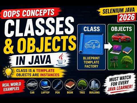 308 Classes And Objects Oops Concepts In Java Selenium Java 2026