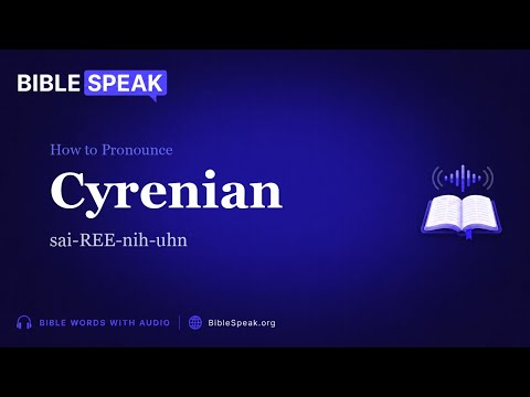 How to Pronounce Cyrenian video thumbnail