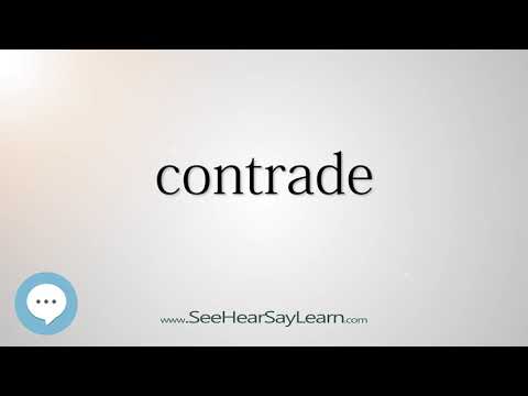 contrade (Every English Word Pronounced) 📕🔊🗣️😎✅
