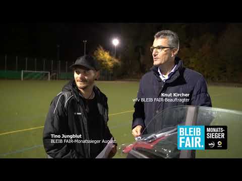 BLEIB FAIR-Monatssieger August: Tino Jungblut