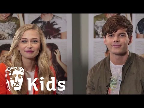 60 seconds with... Sophie Simnett and Luke Newton from Disney's The Lodge