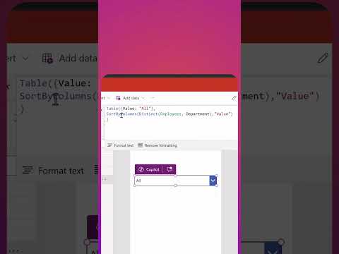 Improve PowerApps: Add Unique Items to Dropdown Easily