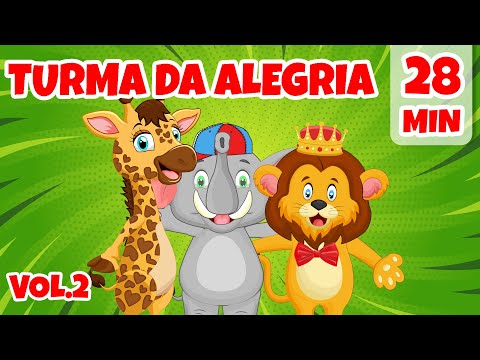 Turma da alegria Vol.2 - Giramille 28 min | Desenho Animado Musical