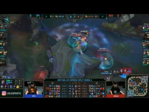P1 vs NV Highlights Game 1 NA LCS 2017 Spring W2D2 Phoenix1 vs Team EnvyUs