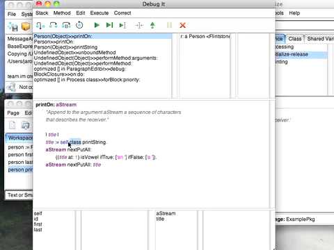 Tutorial: VisualWorks Basic Introduction - Self and Super