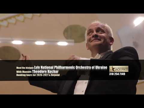 Jack Price presents the historic Lviv National Philharmonic Orchestra of Ukraine with Maestro Kuchar