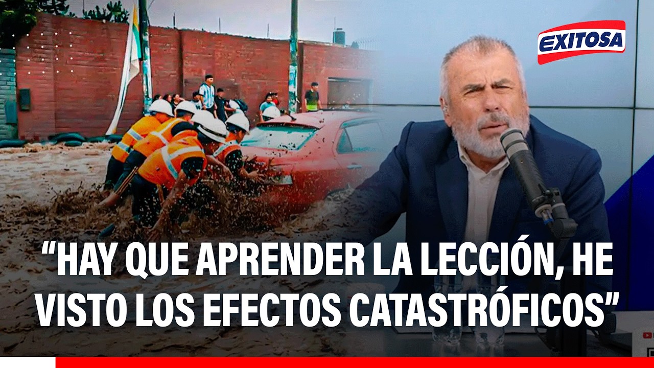 🔴🔵 Nicolás Lúcar recordó los efectos devastadores que ha dejado el Fenómeno El Niño
