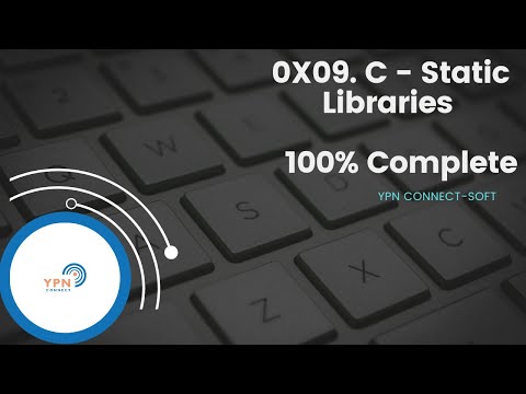 0x09.  C -  Static libraries (100% Explained and Solved)